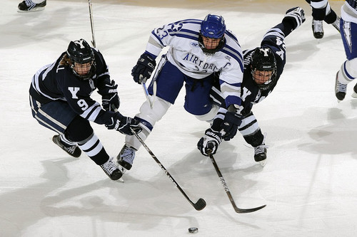 Hockeyeurs et pock